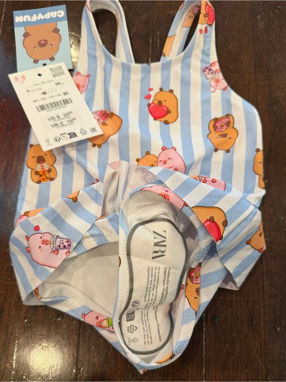 Zara 3T toddler girl swimsuit